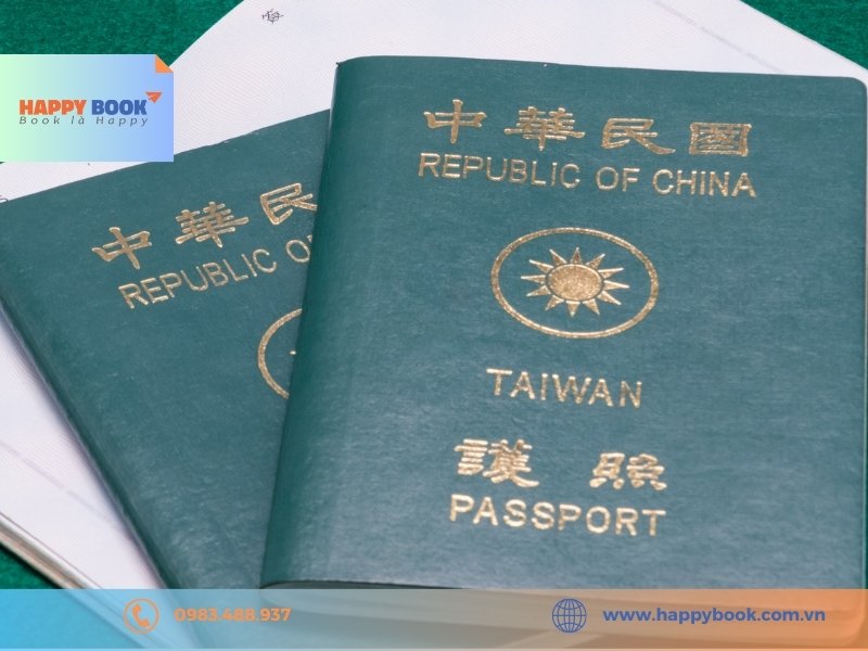 Hướng dẫn làm visa Đài Loan tại HAPPY BOOK