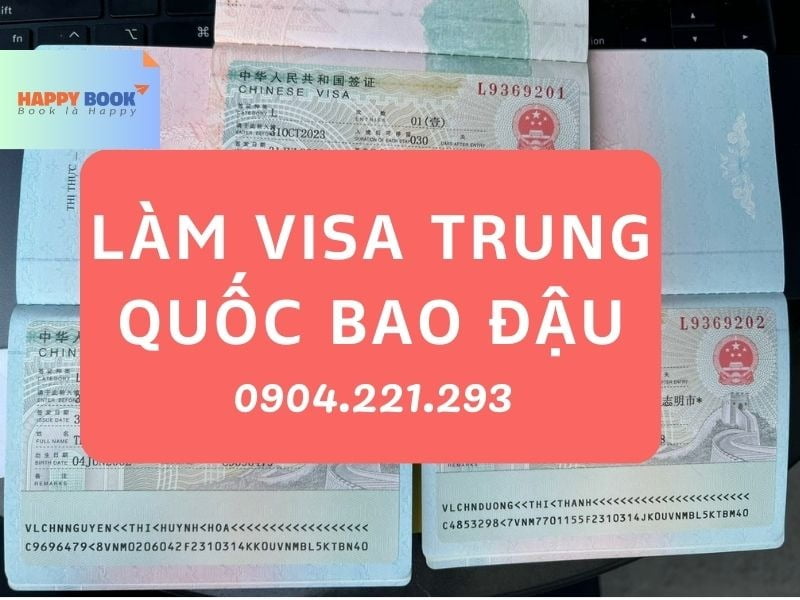 Hình ảnh visa Trung Quốc