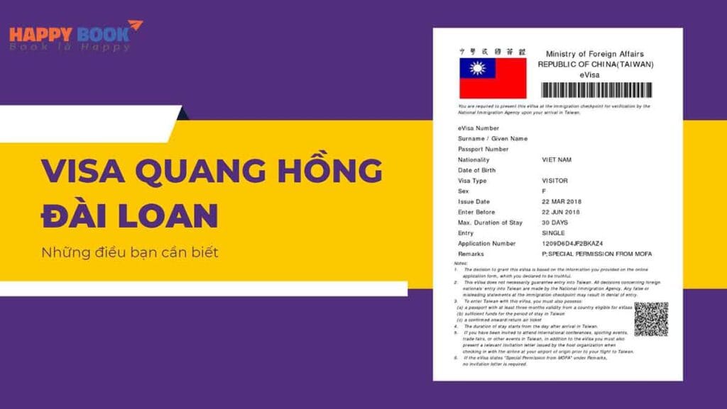 Khám Phá Chi Tiết Visa Quan Hồng Đài Loan Mà Bạn Cần Biết