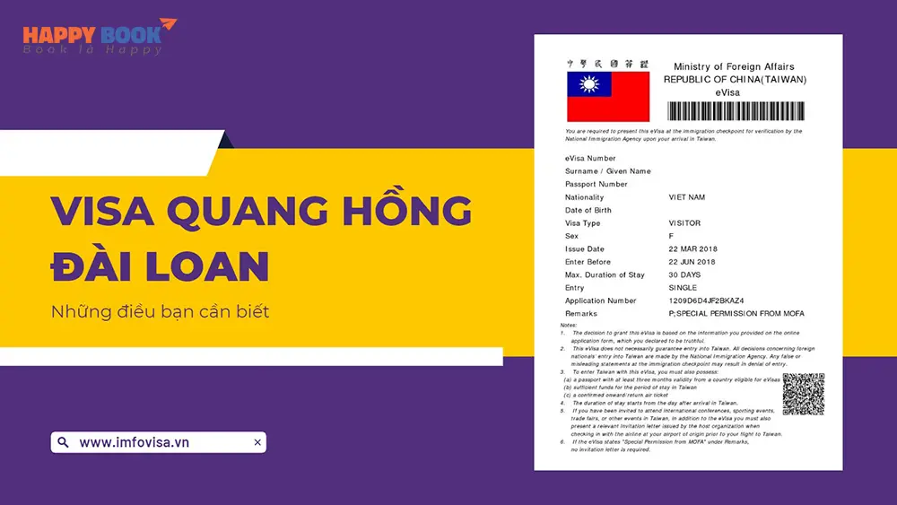 Visa Quan Hồng Đài Loan