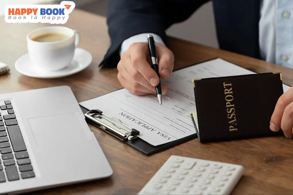 Các bước thực hiện để có visa dán
