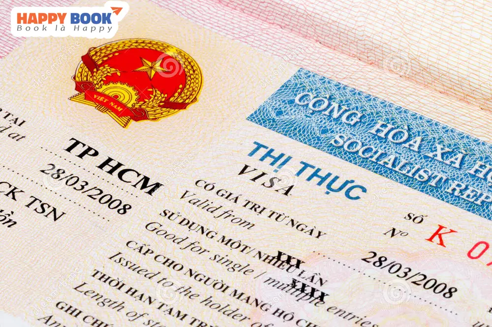 Định nghĩa về visa dán vào hộ chiếu