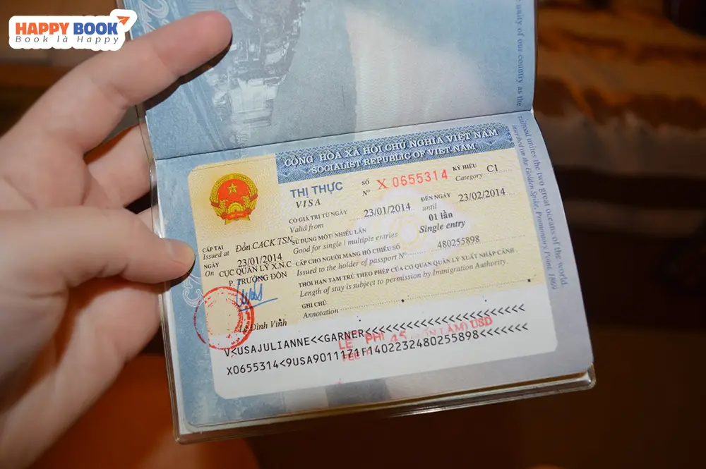 Visa nhập cảnh một lần vào Việt Nam