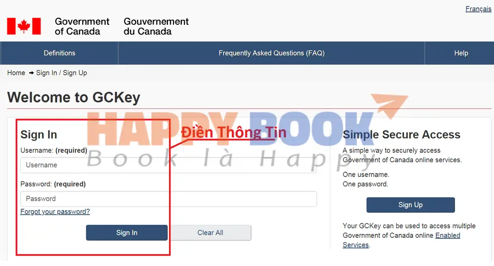 Quy trình điền thông tin để xin visa Canada online