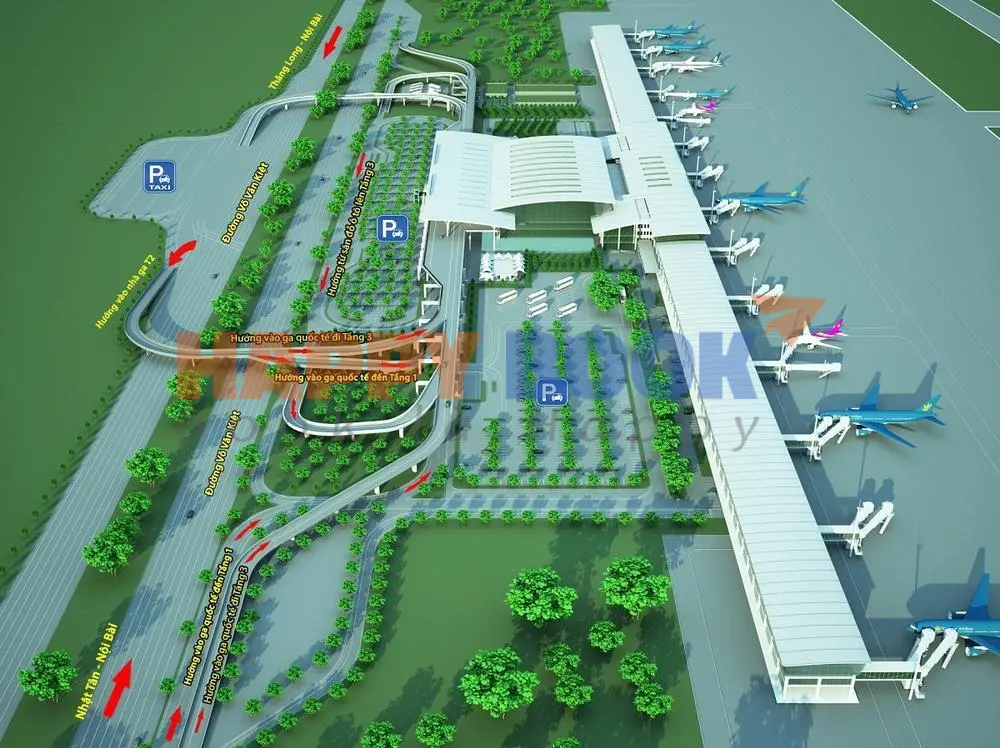 Thông tin sơ lược về các tầng của sân bay Nội Bài