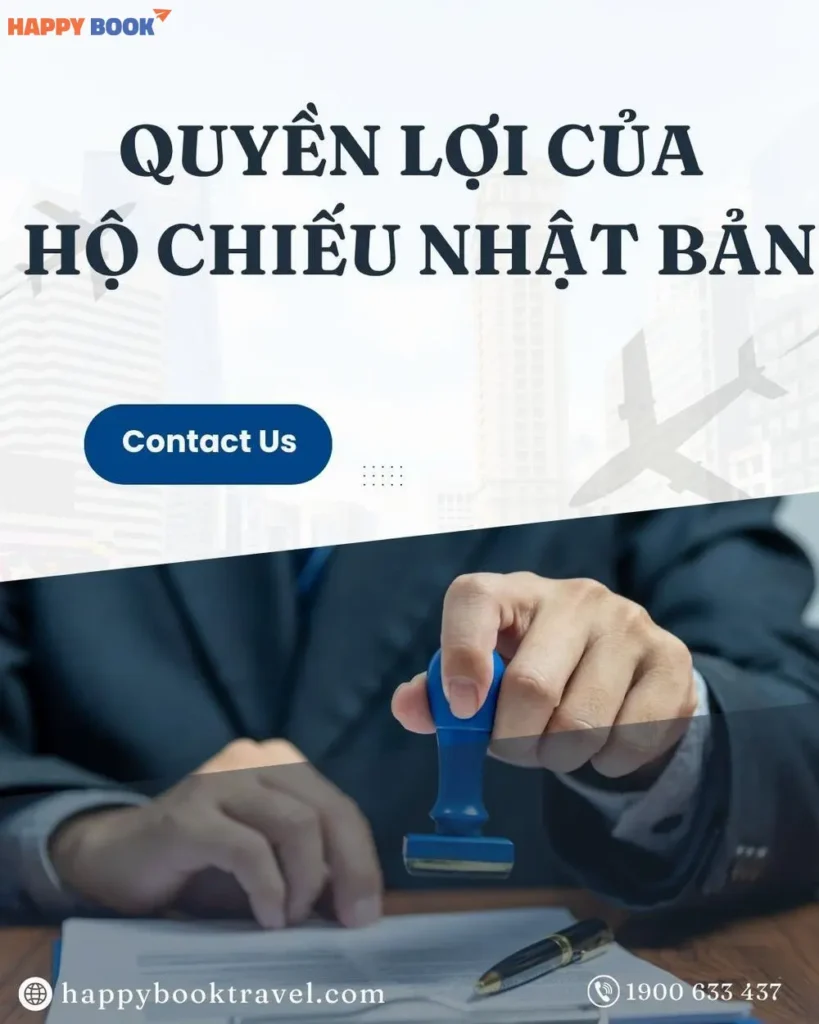 Quyền lợi của các loại hộ chiếu Nhật Bản